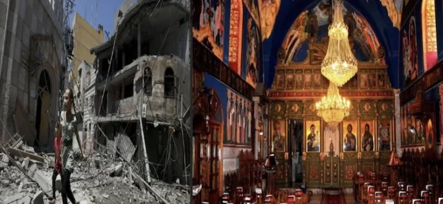 مجزرة كنيسة القديس برفيريوس | فلسطيننا