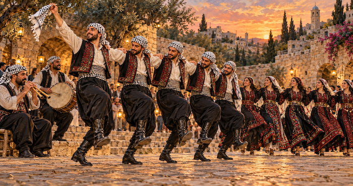 الدبكة الفلسطينية: أصلها وأنواعها والآلات وزيّها وقائدها «اللوّيح»