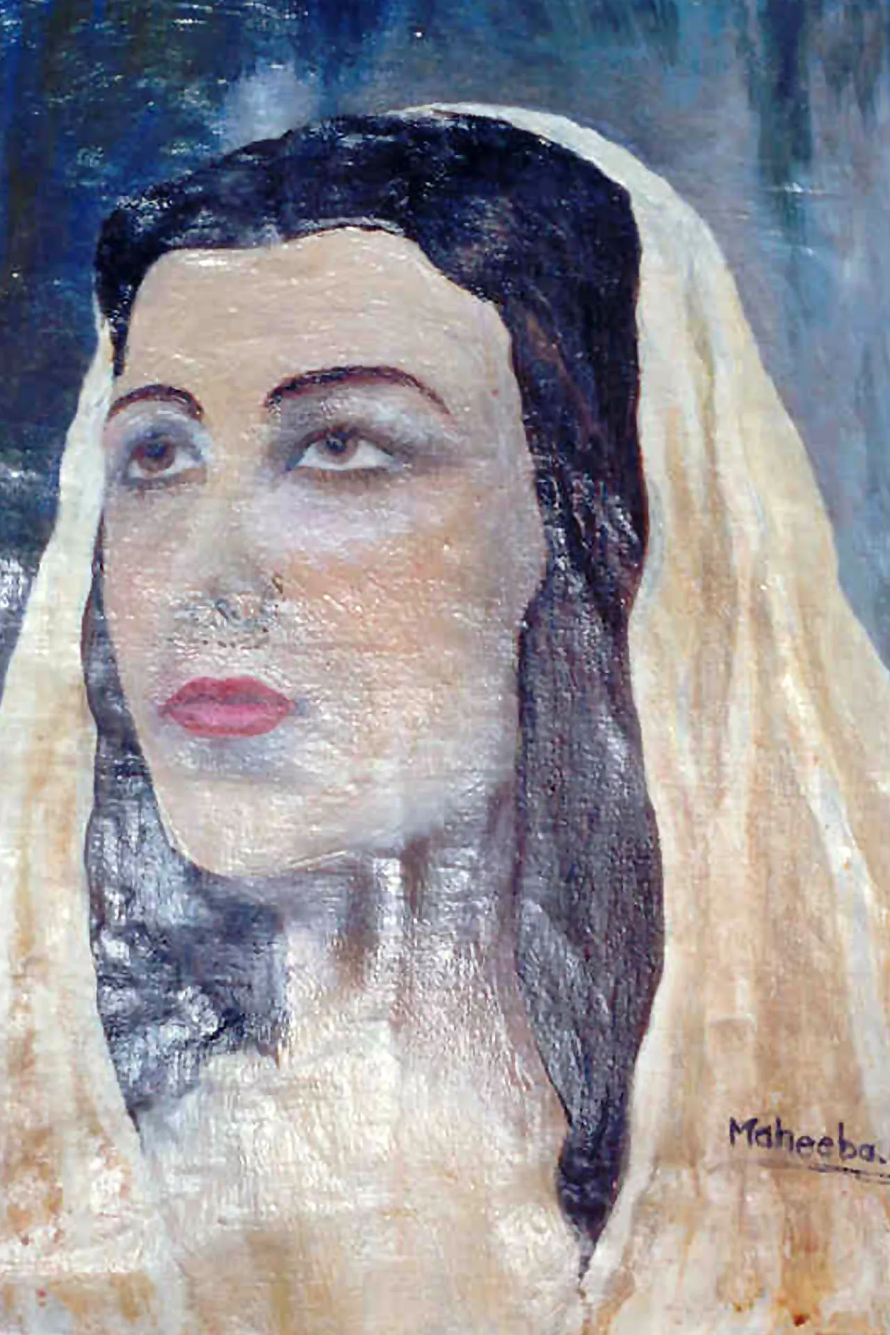 A painting by Moheeba Khurshid, 1955 (Source: Al Jazeera Net)