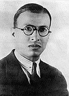Portrait of Palestinian poet Ibrahim Tuqan